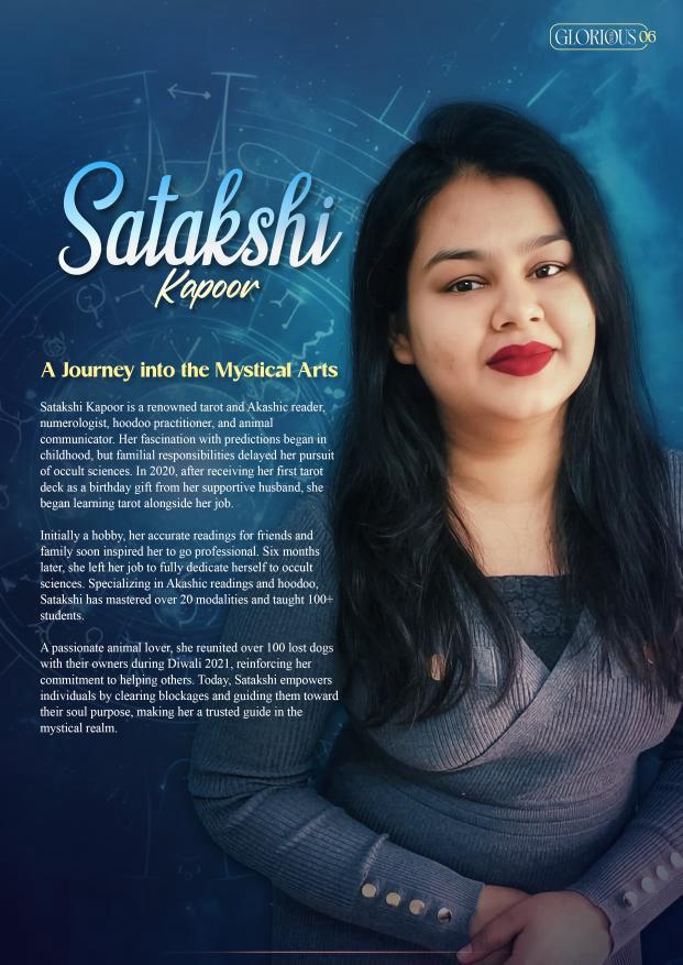 Satakshi Kapoor Tarot Expert Award and Recognition